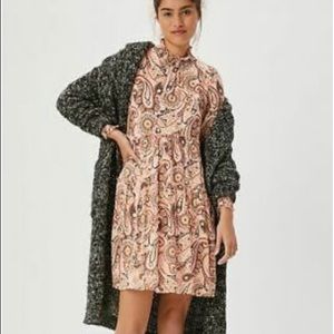 Anthropologie Cady Tiered Tunic Dress